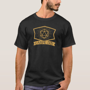 Carpe DM Polyhedral D20 Dice T-Shirt