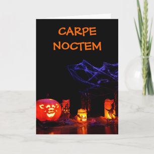 CARPE NOCTEM Halloween Card
