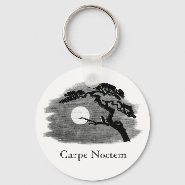 Carpe Noctem Key Ring (Front)