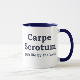 Carpe Scrotum Mug