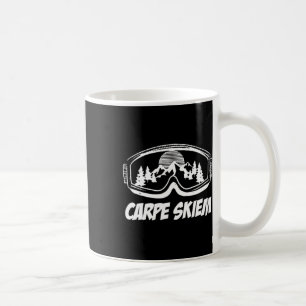 Carpe Skiem Ski Skiing Snowboarding Winter  Coffee Mug