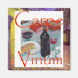 Carpe Vinum Vino Vin Wine Red White Magnet
