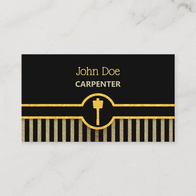 Carpenter Business Card (Front)
