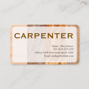 CARPENTER Business card editable