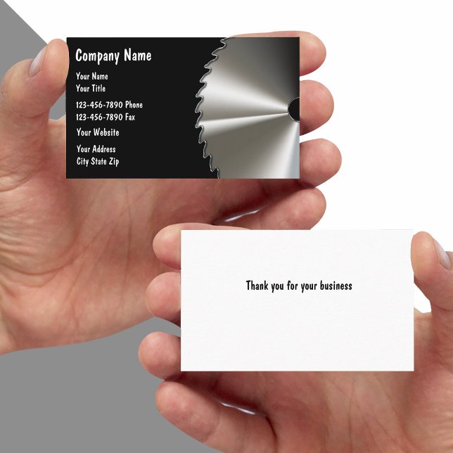 Carpenter Business Cards (Creator Uploaded)