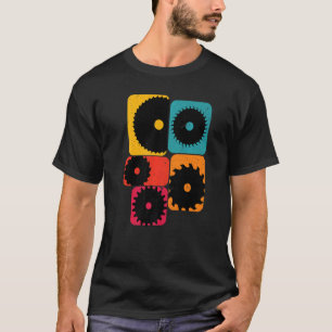 Carpenter Carpentry circular saw Retro T-Shirt