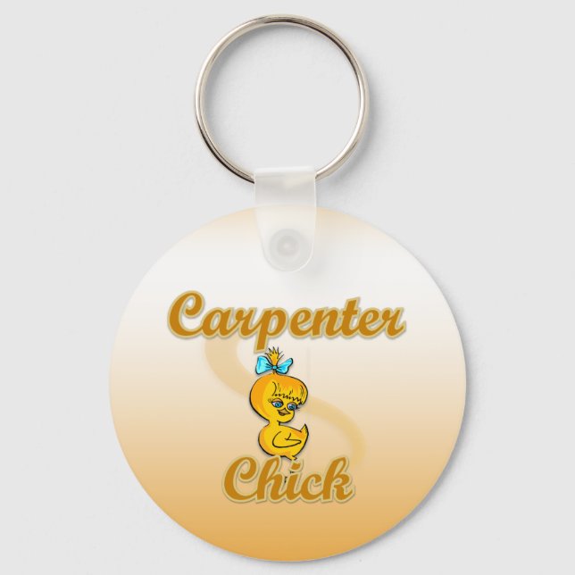 Carpenter Chick Key Ring (Front)