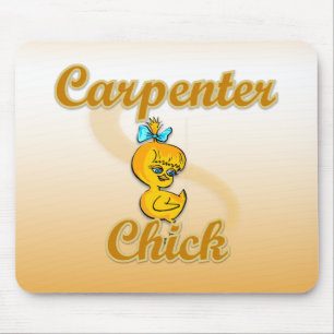 Carpenter Chick Mouse Pad