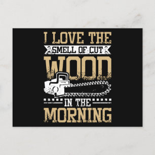 Carpenter Cut Wood Postcard