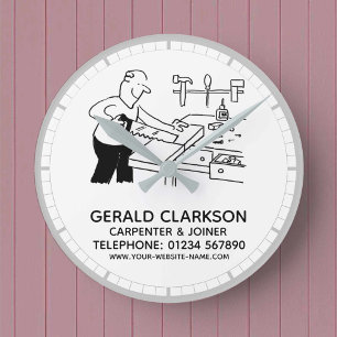 Carpenter & Joiner Round Clock