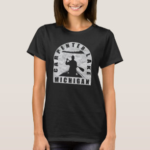 Carpenter Lake Canoeing Michigan T-Shirt