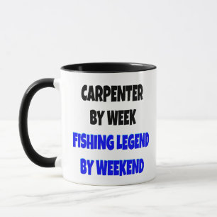 Carpenter Loves Fishing Mug