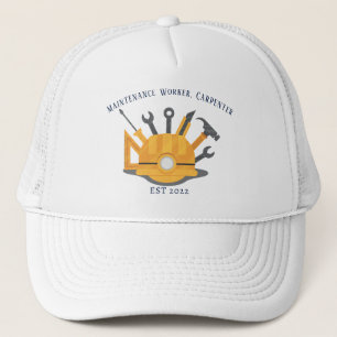 Carpenter, Maintenance Worker, Carpenter Trucker Hat
