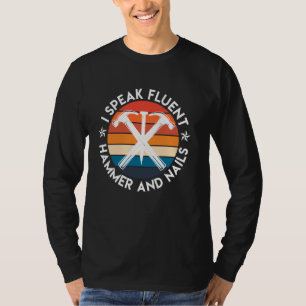CARPENTER MASTER OF HAMMERS AND NAILS Funny Retro T-Shirt