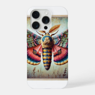 Carpenter Moth in Watercolor Ink 010924IREF202 - W iPhone 15 Pro Case