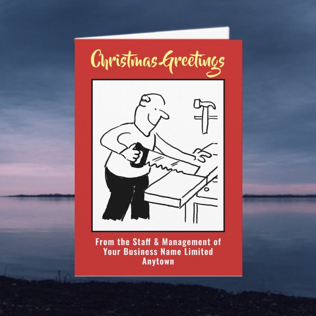 Carpenter or Joiner Christmas Card (Creator Uploaded)