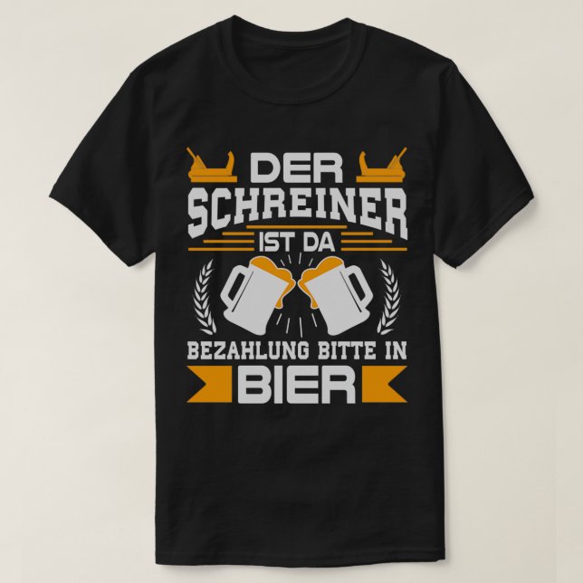 Carpenter Payment In Beer Classic TShirt (Design Front)