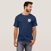 Carpenter Plywood  Construction Navy Blue T-Shirt (Front Full)
