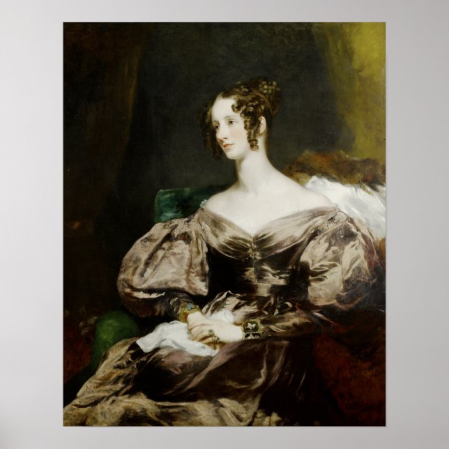 Carpenter - Portrait Of Harriet Countess Howe Poster (Front)