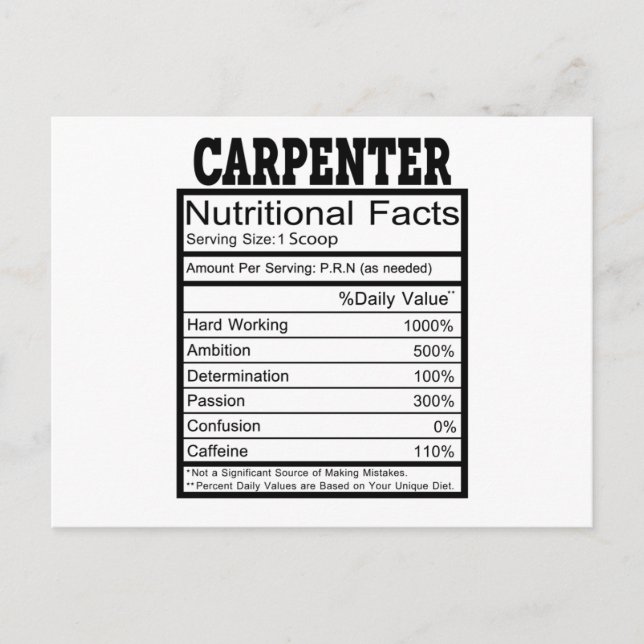 Carpenter Postcard (Front)