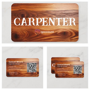 Carpenter Sample Business Card