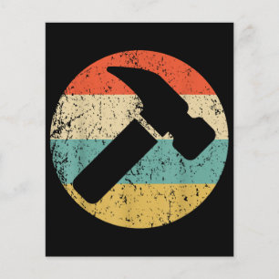 Carpenter Vintage Retro Hammer