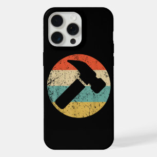 Carpenter Vintage Retro Hammer iPhone 15 Pro Max Case