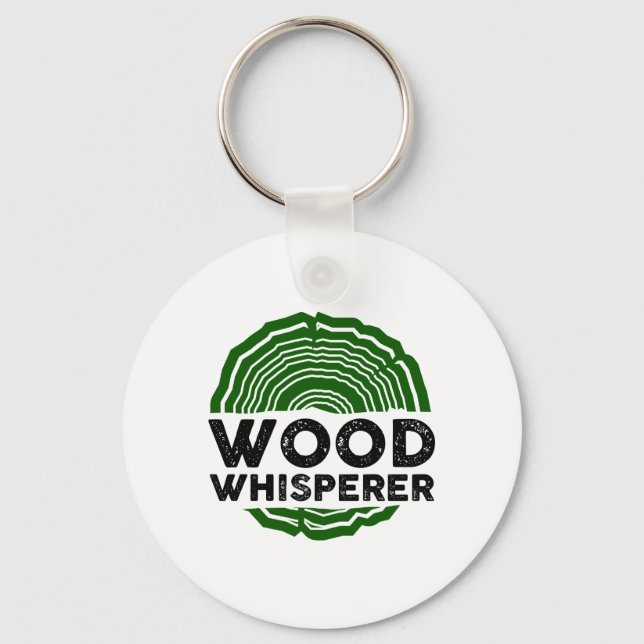 Carpenter - Wood Whisperer Key Ring (Front)