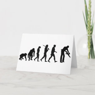 Carpenter woodworker set builder card