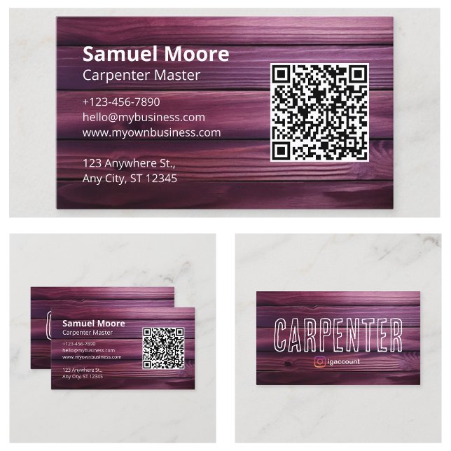 Carpenter Woodworking Industry Business Card (Carpenter Woodworking Industry Business Card
)
