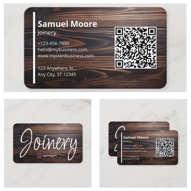 Carpenter Woodworking Joinery Visit Business Card (Carpenter Woodworking Joinery Visit Business Card
)