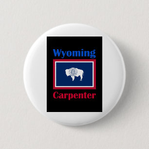 Carpenter Wyoming 6 Cm Round Badge