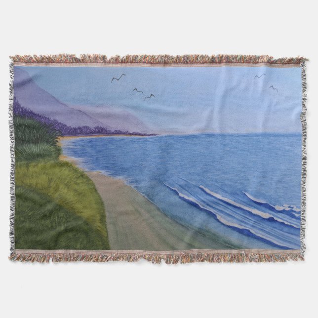 Carpenteria Coast  Throw Blanket (Front)