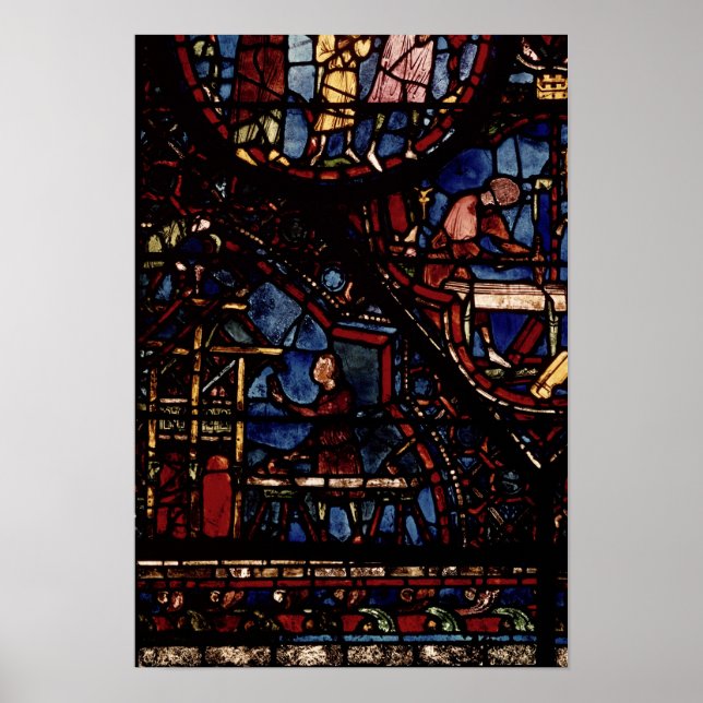 Carpenters at work, from the Life of St. Poster (Front)