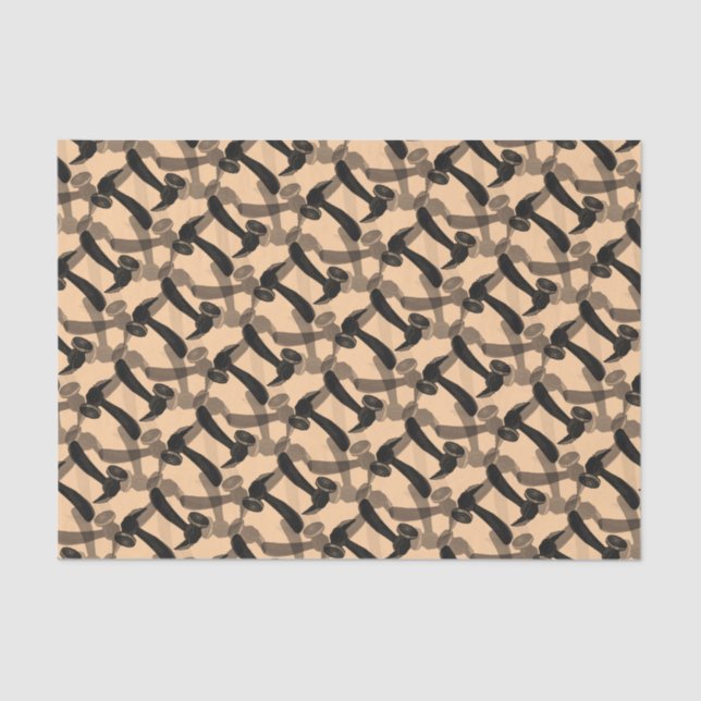 Carpenters Hammer Tool Tissue Paper (Front)