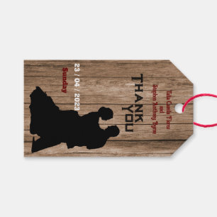 Carpenter's wedding gift tags