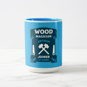 Carpentry And Joinery Gift Two-Tone Coffee Mug