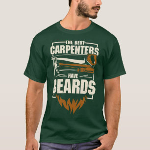 Carpentry Beard Bearded Carpenter Gift T-Shirt