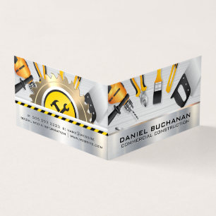 Carpentry   Building Tools Business Card