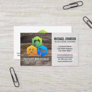 Carpentry Services   Wood Business Card