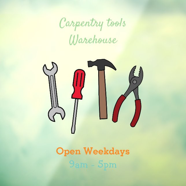 Carpentry tools cartoon illustration (Sheet 3)
