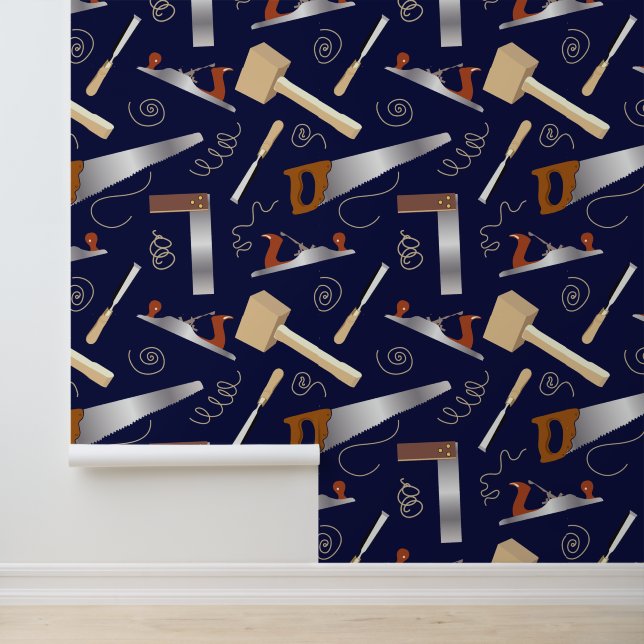 Carpentry Tools Fun Woodworking Wallpaper (Application)