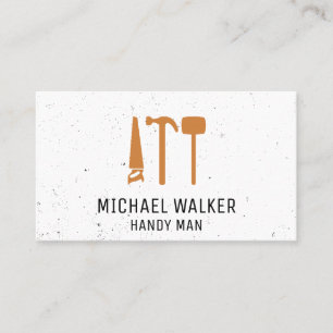 Carpentry Tools   Hardware   House Repair Business Card