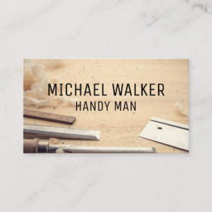 Carpentry Tools   Hardware   Wood Work Business Card