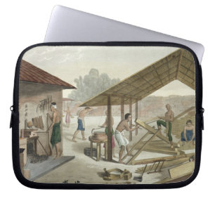 Carpentry Workshop in Kupang, Timor, plate 6 from Laptop Sleeve