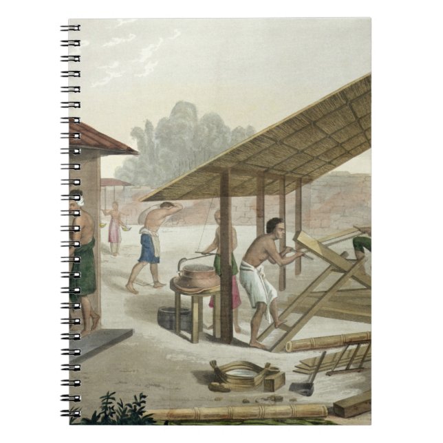 Carpentry Workshop in Kupang, Timor, plate 6 from Notebook (Front)