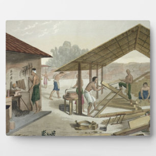 Carpentry Workshop in Kupang, Timor, plate 6 from Plaque