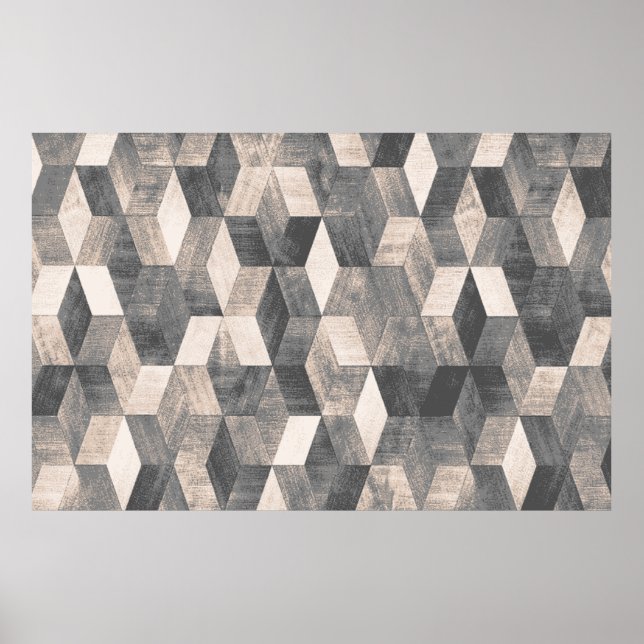 Carpet bathmat and Rug Boho Style ethnic design pa Poster (Front)