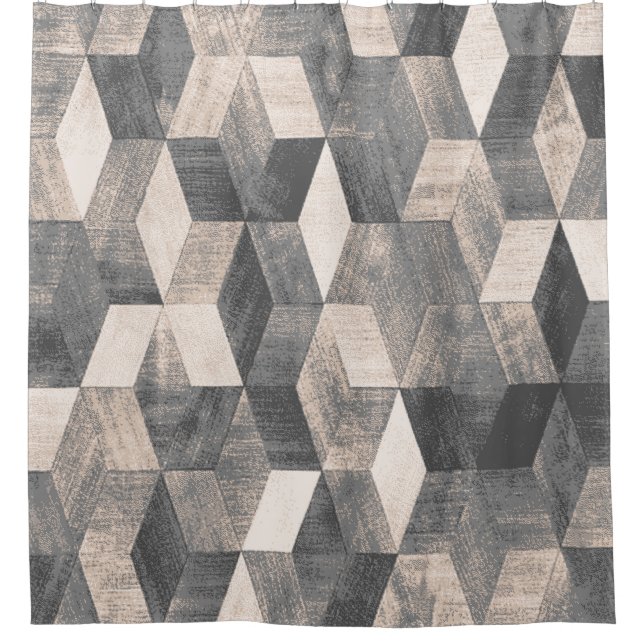 Carpet bathmat and Rug Boho Style ethnic design pa Shower Curtain (Front)