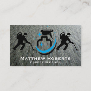 Carpet Cleaners Cleaning Spray Business Card